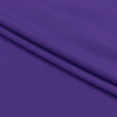 Ткань Стрейч кулир, 170 плотность, фиолетовый купить