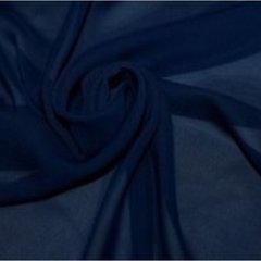 Ткань Шифон (Темно Синий 2)