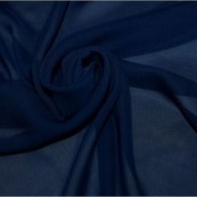 Ткань Шифон (Темно Синий 2)
