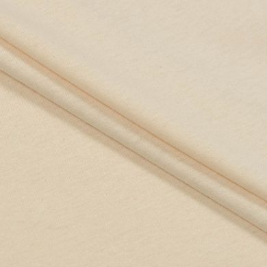 Ткань Стрейч кулир, 170 плотность, бежевый купить