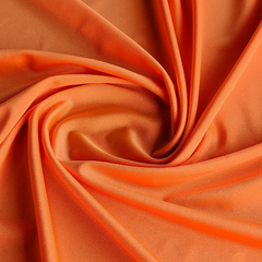 Ткань бифлекс блестящий оранжевый купить