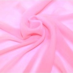 Шифон однотон блідно рожевий