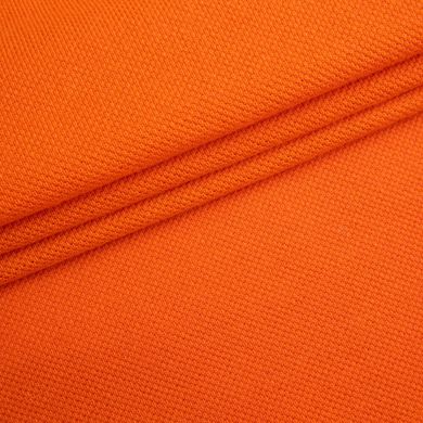 Ткань лакоста (пике) оранжевая купить