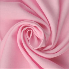 Штапель плотний однотонный розовый