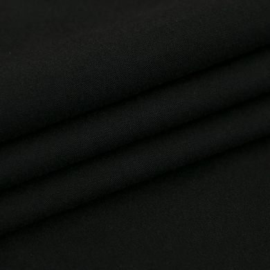 Ткань Стрейч кулир, 170 плотность, черный купить
