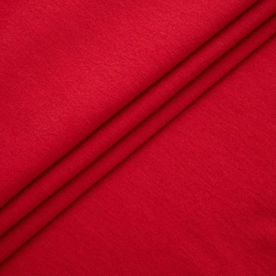 Ткань Стрейч кулир, 170 плотность, красный купить
