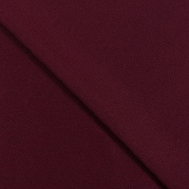 Штапель щільний однотон пурпурно-червоний